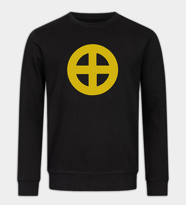 Solkors broderet sweatshirt